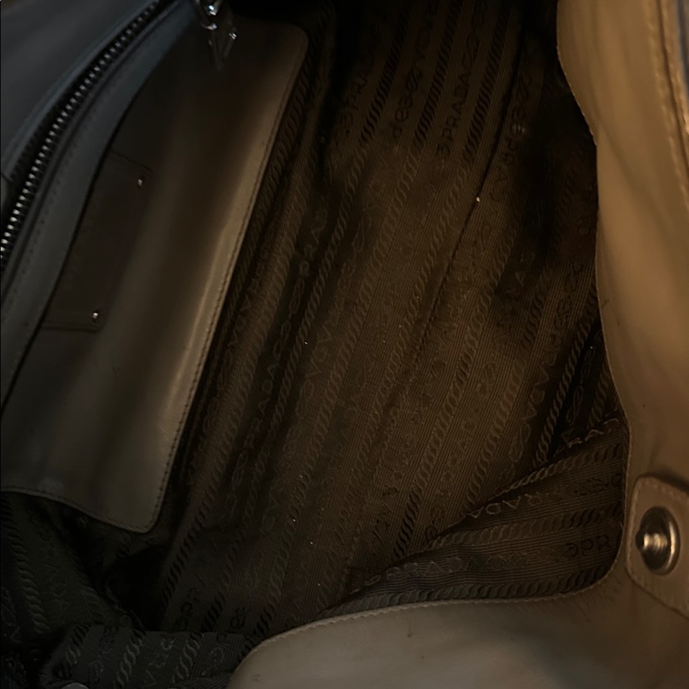 Prada Dark grey double zipper Prada bag. Two zip pockets. Offers are considered. - Picture 15 of 15